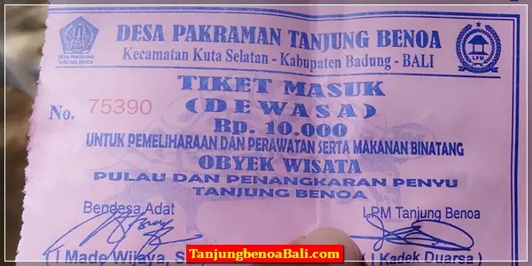 Tiket Pulau Penyu Tanjung Benoa Bali